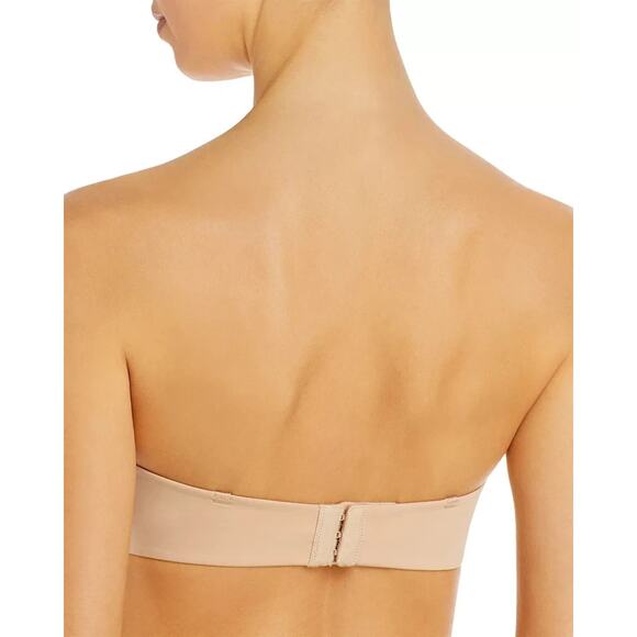 Calvin Klein Perfectly Fit Strapless Push up Bra Beige Size 32D 0780 - Picture 3 of 3